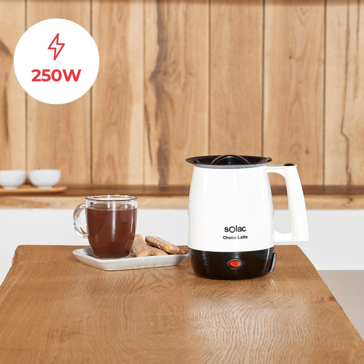 Solac MH9100 Choco-Latte Milch erwärmen, Kunststoff, weiss
