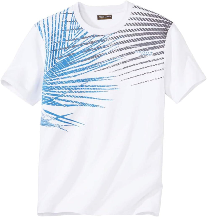 ATLAS FOR MEN - 3er-Pack Herren T-Shirts - Rundhalsausschnitt - Kurze Ärmel - Verfügbar in grossen G