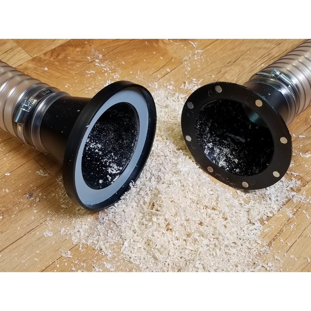 Magnetischer Anschluss 63mm für Absaugschläuche - Schnellverschlussanschluss MagWF, Zubehör für die