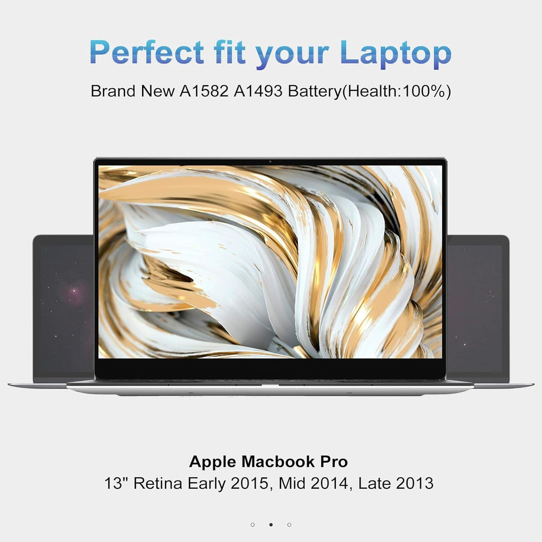 A1582 A1502 Laptop Batterie - für MacBook Pro 13 Zoll Retina A1493 (Anfang 2015,Mitte 2014, Ende 201