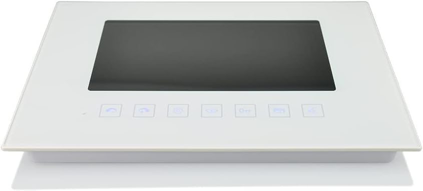 MATHFEL 4 Draht Videotürsprechanlage mit Fingerprint, 170° Weitwinkel-Fischaugen-Kamera in Edelstahl