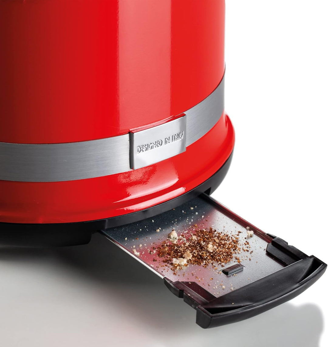 Bialetti Moderna Toaster SilberOne Size, Rot