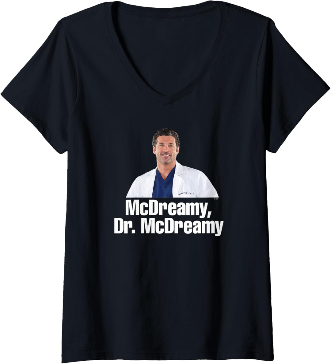 Grey's Anatomy Dr. McDreamy T-Shirt mit V-Ausschnitt