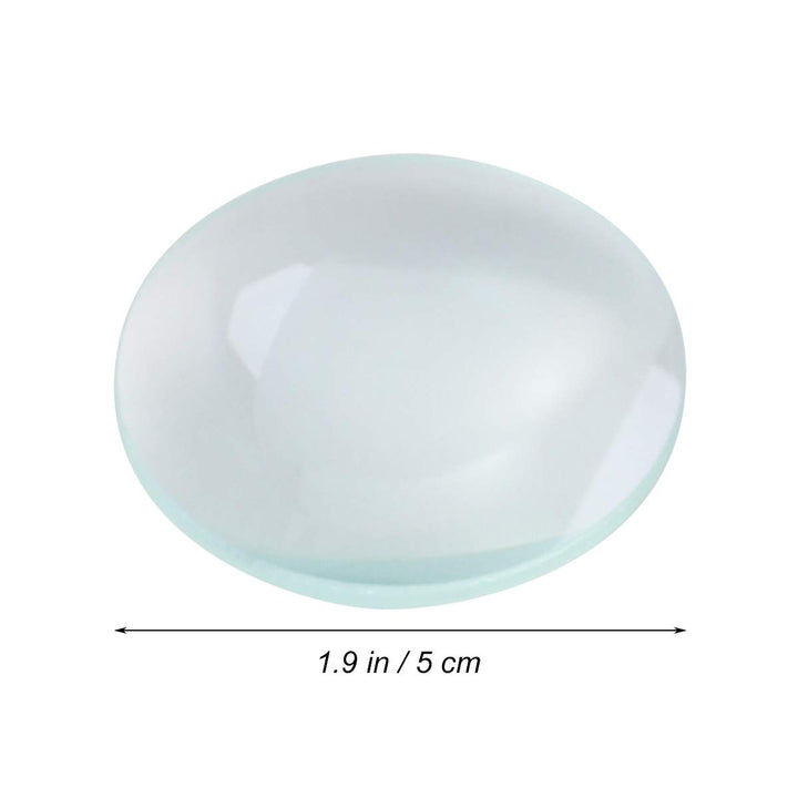 UKCOCO 5pcs Double Convex Glass Lens Optische Linse 50mm Durchmesser 100mm Brennweite für Labors
