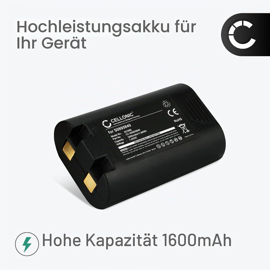 CELLONIC® Ersatz Akku S0895840,W002856 kompatibel mit DYMO LabelManager 360D, 420P, Rhino 4200, 5200