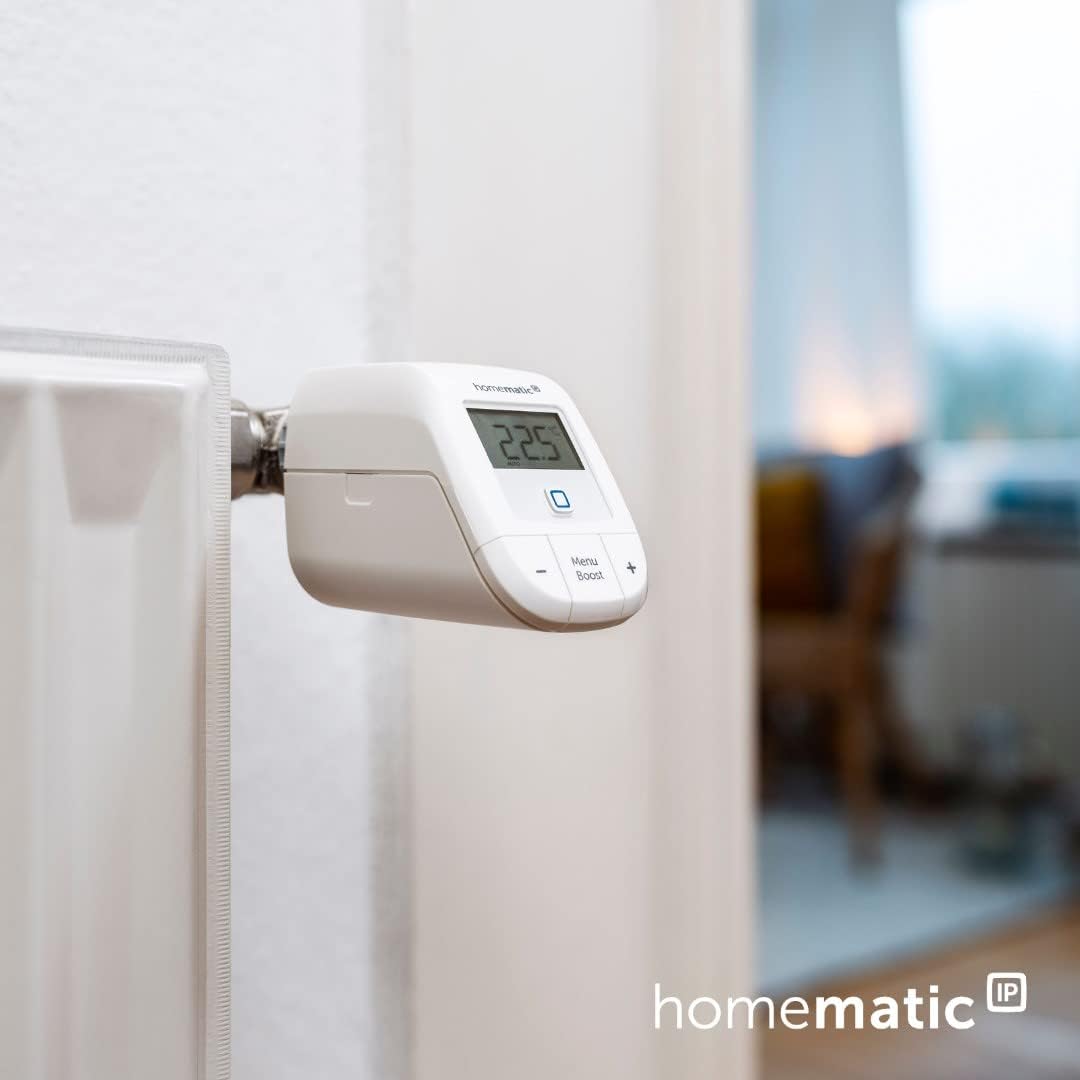 Homematic IP Set Heizen – Easy Connect, Digitale Steuerung für Heizung per App, Alexa, Google Assist