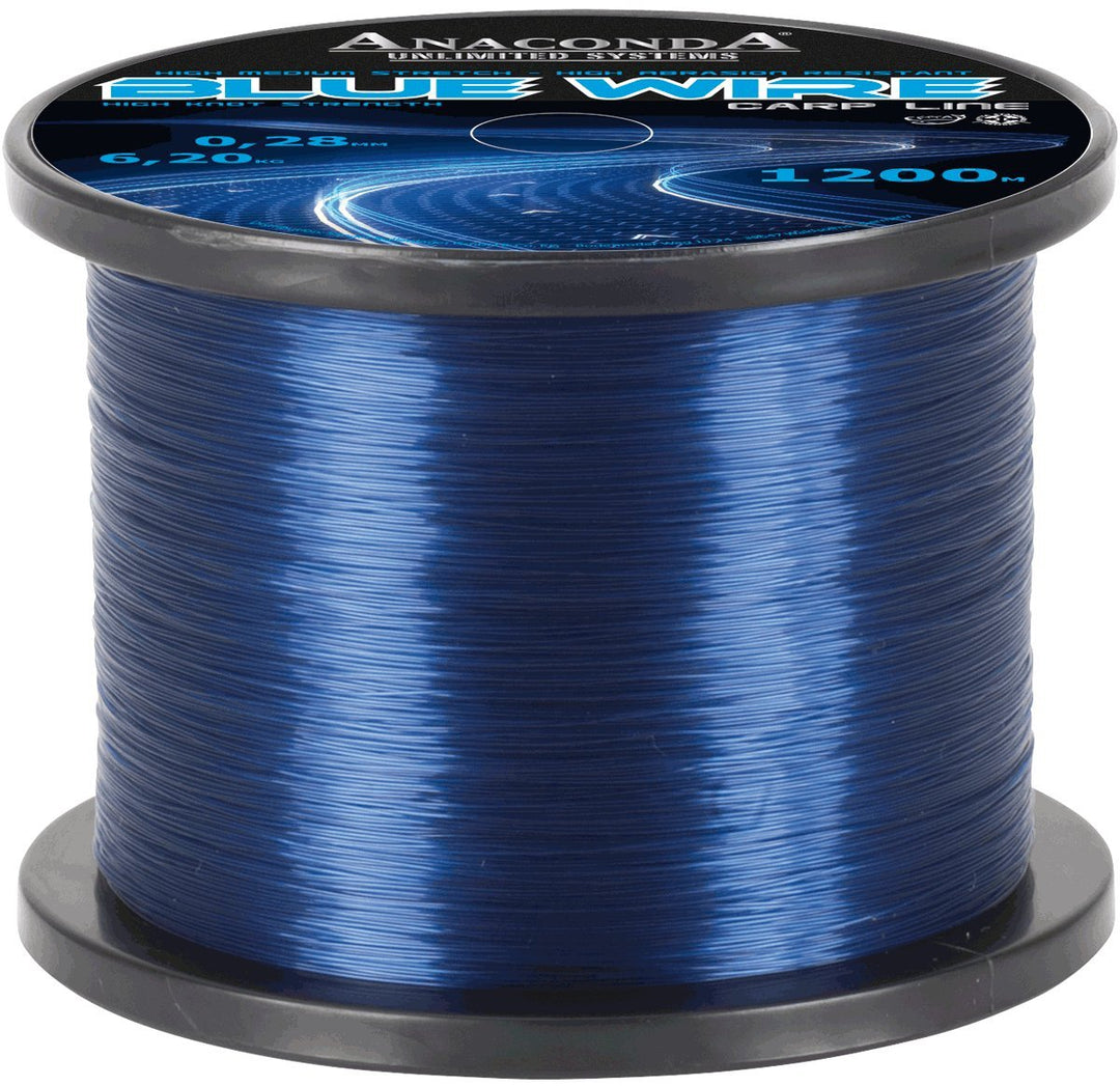 Anaconda Unisex – Erwachsene 10C4039507226800C10 Blue Wire 1200 m 0,33 mm, Bunt, Normal