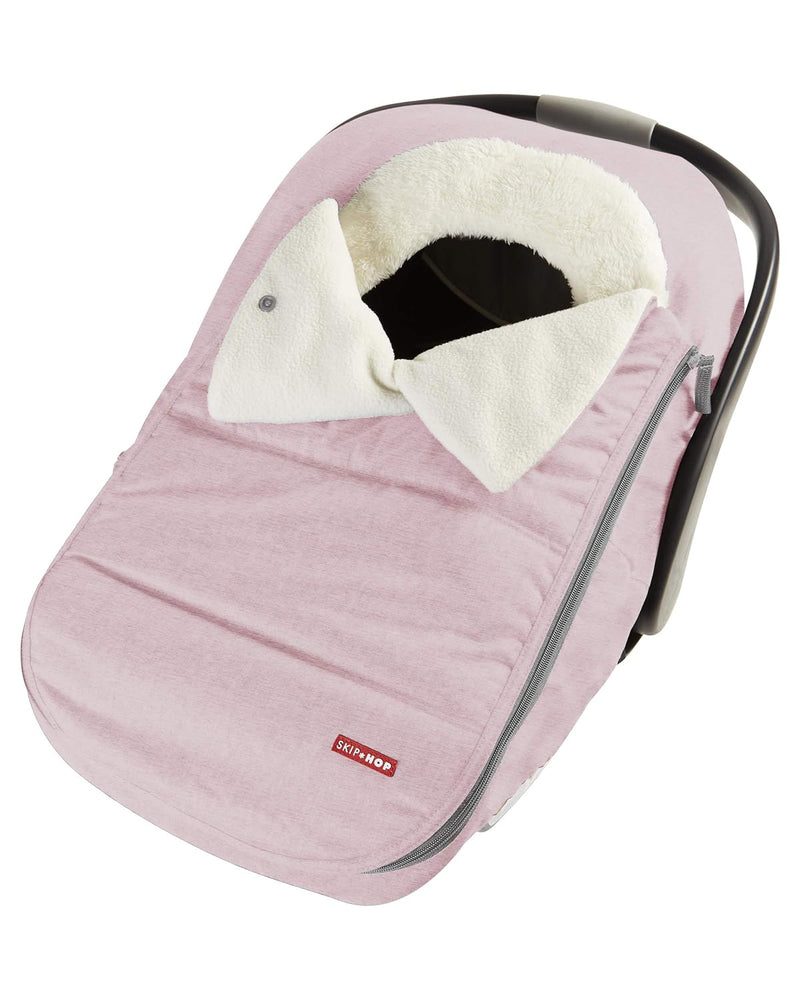 Skip Hop Winter-Autositzbezug: Ultra Plüsch-Fleece, Pink Heather Autositzbezug Rosa meliert, Autosit