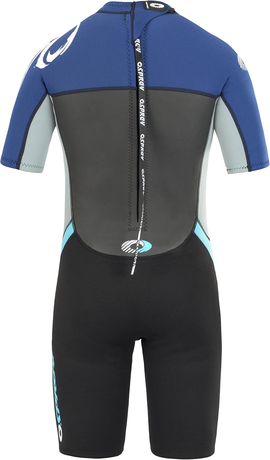 Osprey Herren Origin Shorty 3/2 mm Neoprenanzug Sommer, Herren, Origin Shorty 3/2 mm XXXL blau / wei