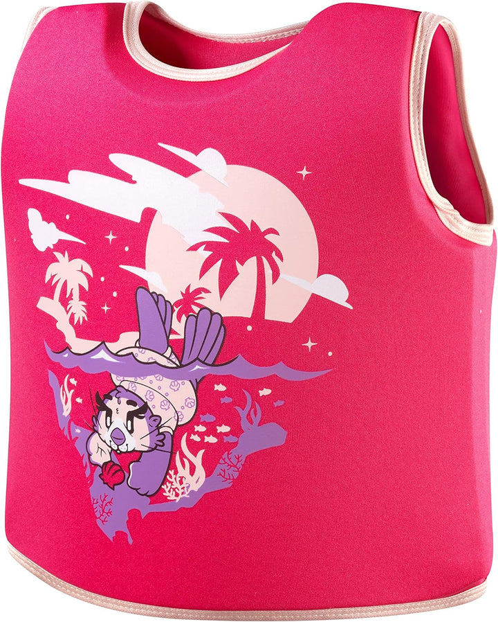 Speedo Kinder Character Printed Fv Swimsuit 2 Jahre Aria Miami-lila/Taro, 2 Jahre Rosa