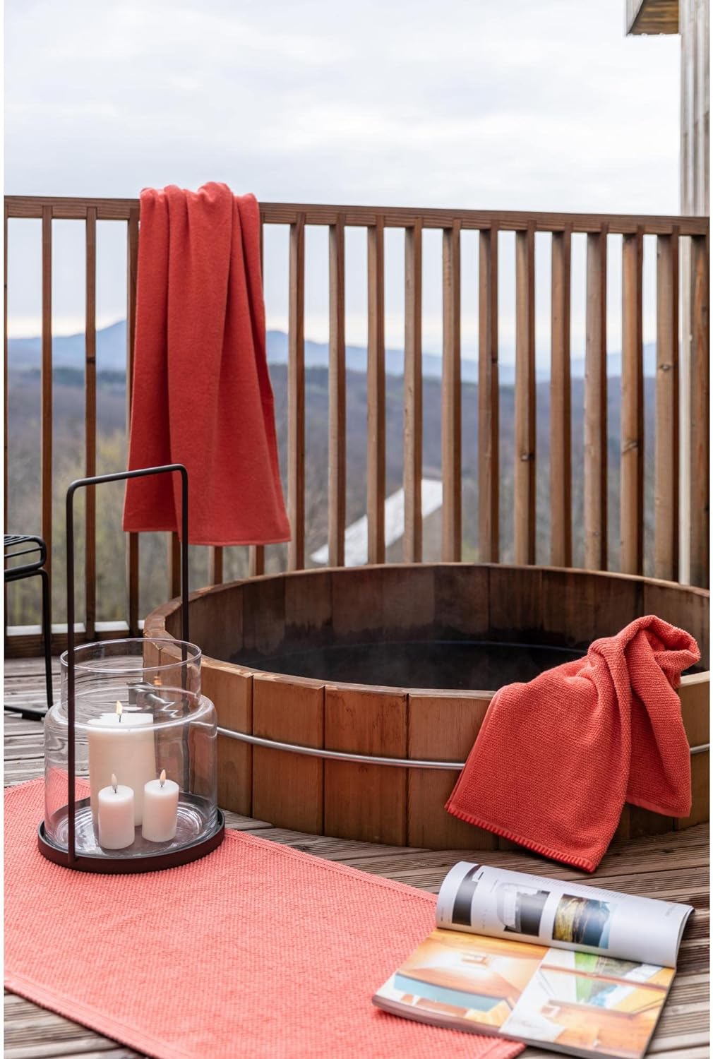 Vivaraise Tapis de bain Etia Korallenrot 54 x 64 cm 54 X 64 Korallenrot, 54 X 64 Korallenrot