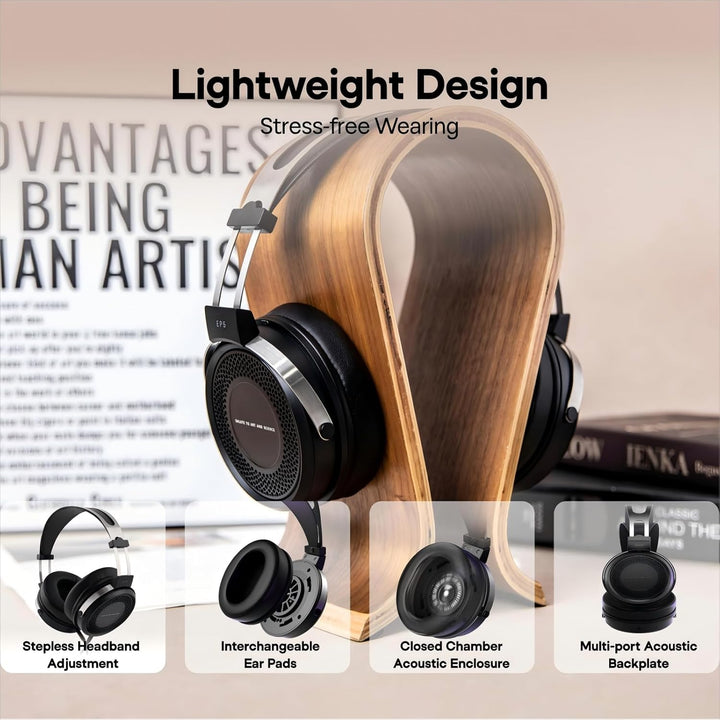 LINSOUL SIMGOT EP5 Over-Ear-Kopfhörer, 50 mm Ultramagnetische Treiber, Innovativer Geschlossener HiF
