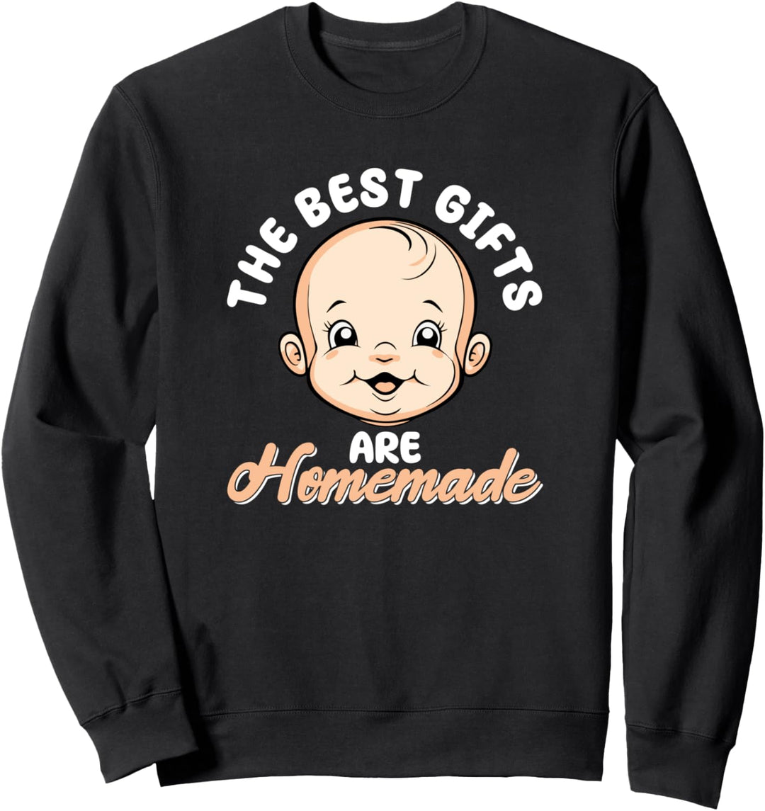 Geschenke sind selbstgemacht Niedlich Schwangerschaft Mama Sweatshirt