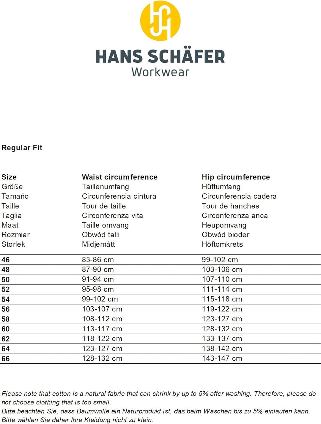 Hans Schäfer Workwear HSW Professional – Kurze Arbeitshose für Herren – Arbeitsshorts/Herren-Shorts/