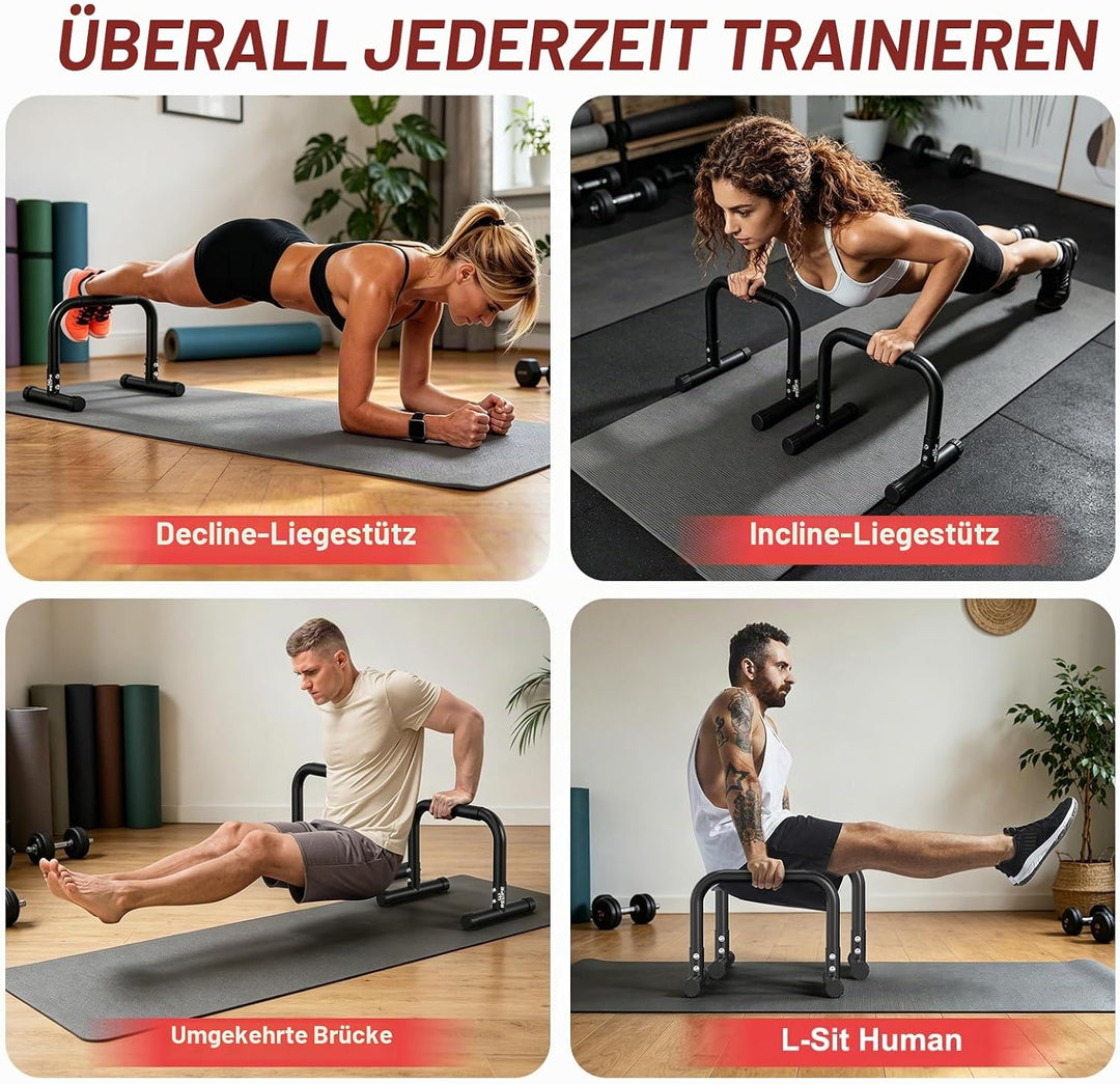 RELIFE REBUILD YOUR LIFE Dip Station Dip Bar Barren Parallettes Push Up Dip-Ständer Einstellbar Eins