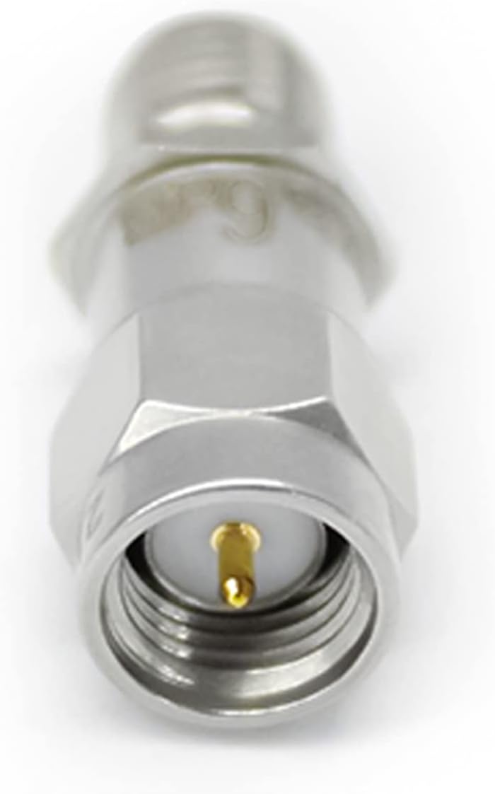 TOJOIN 2PCS RF Koaxial-Dämpfungsgerät, 12.4GHz 6dB 2W 50Ohm SMA Stecker auf SMA Buchse RF Coaxial At