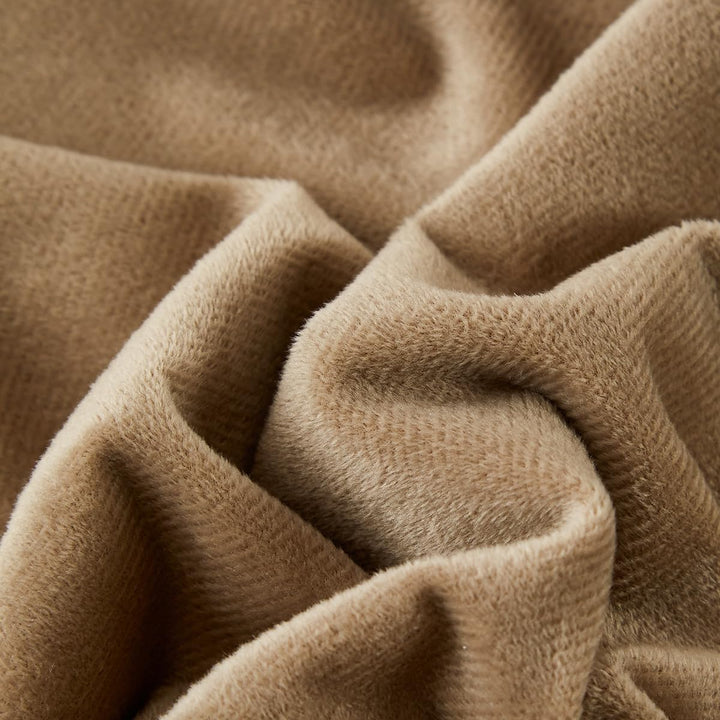 Michorinee Winter Plüsch Bettwäsche Set 135x200 Cashmere Touch Flauschig &amp; Warme Coral Fleece Uni Be