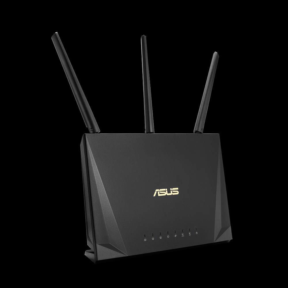 Asus RT-AC85P Home Office Router (WiFi 5 AC2400 MU-MIMO, 4x Gigabit LAN, App Steuerung, USB 3.1, IPv