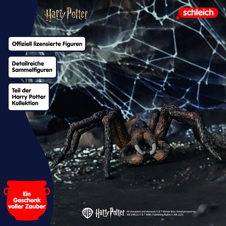 SCHLEICH Harry Potter | Aragog 13987 | Spinnenfigur mit 8 Augen | als Harry Potter Deko oder Sammelf