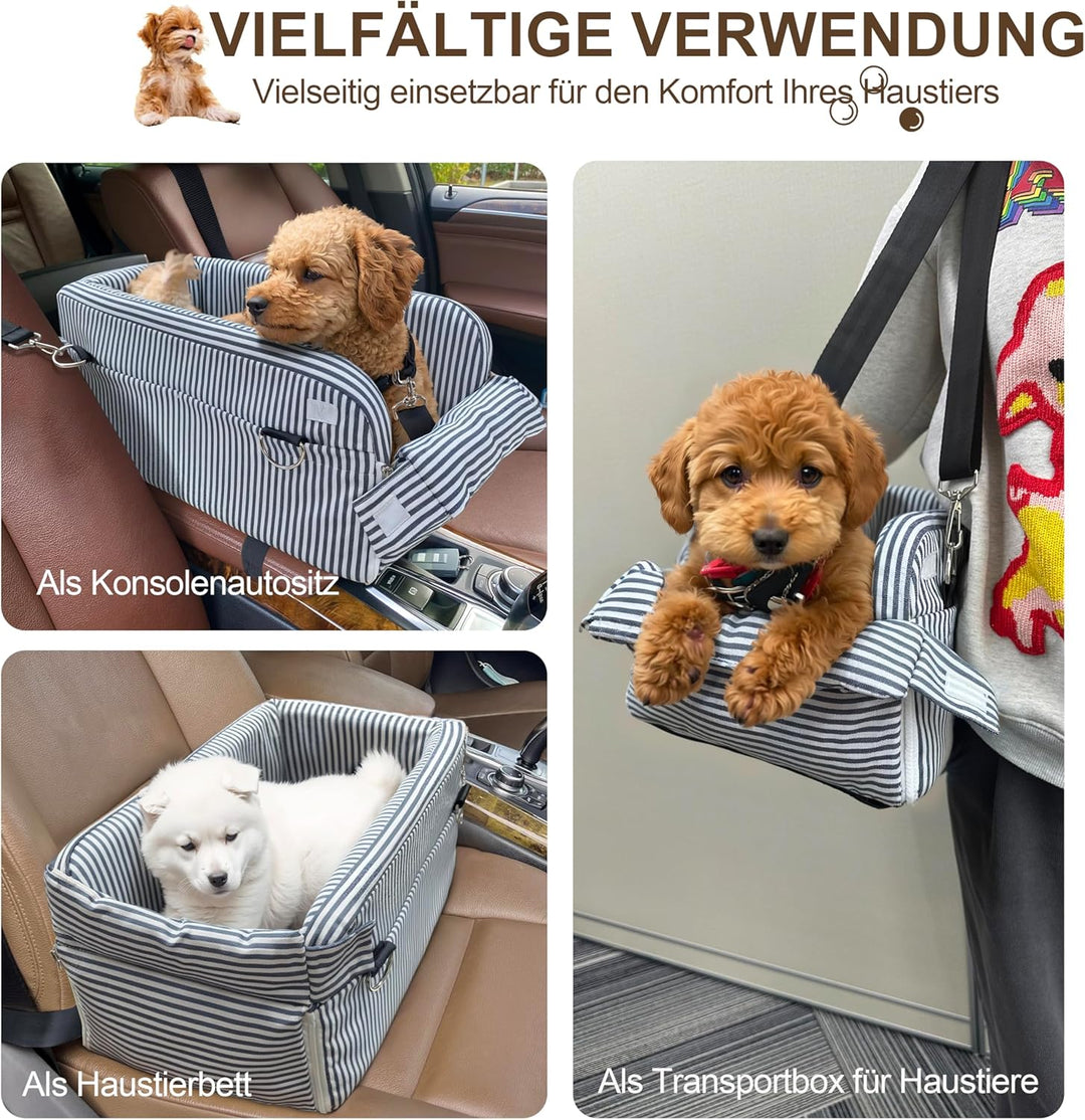 Hundehundesitz Auto Hunde Klein Hundebett Tasche Für Kleine Hunde 10kg Navy Blau