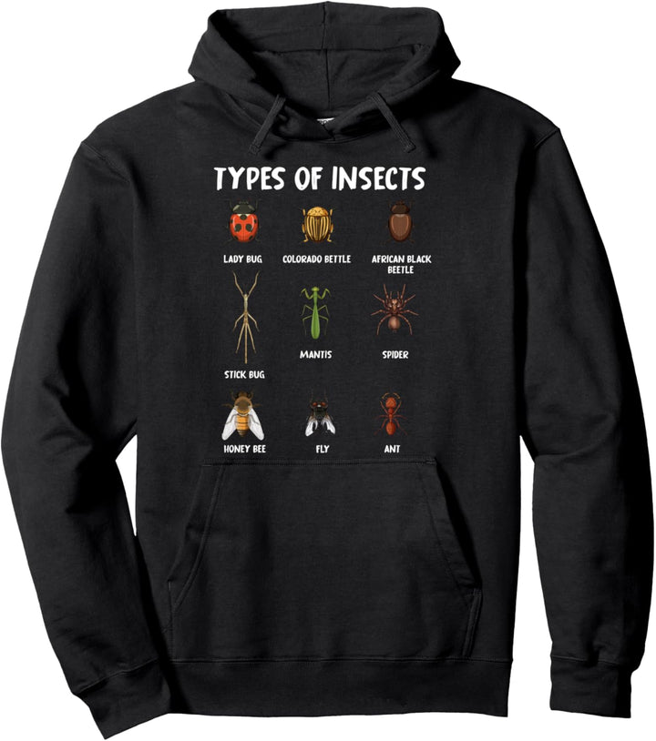 Entomologie Insekten Sammler Tiermotiv Lustiges Käfer Pullover Hoodie