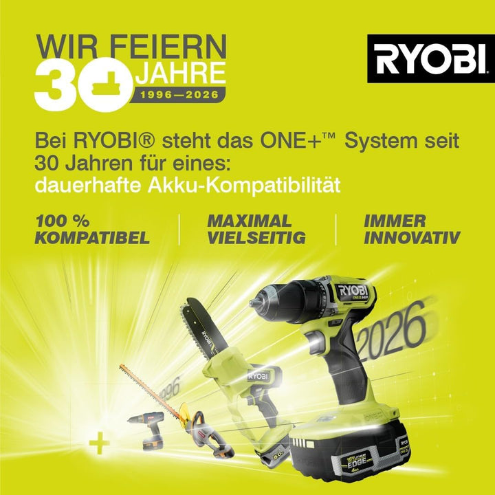 RYOBI 18 V ONE+ Akku-Schlagschrauber R18IW3-0 (max. Drehmoment 400 Nm, 1/2 Zoll Vierkant-Aufnahme, 3
