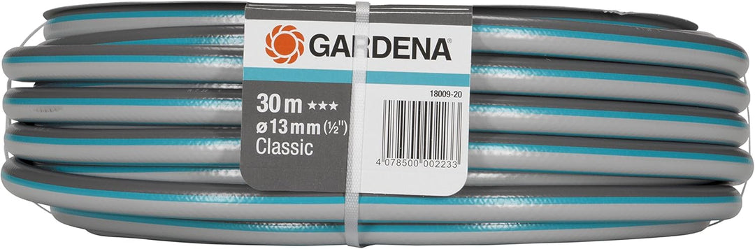 Gardena Classic Schlauch 13 mm (1/2 Zoll), 30 m & Schlauchverbinder 13 mm (1/2 Zoll) und 15 mm (5/8