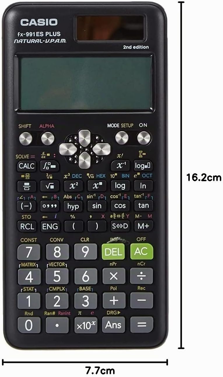 CALCUSO Sparpaket: Casio FX-991ES Plus 2nd Edition technisch-wissenschaftlicher Taschenrechner + WYN