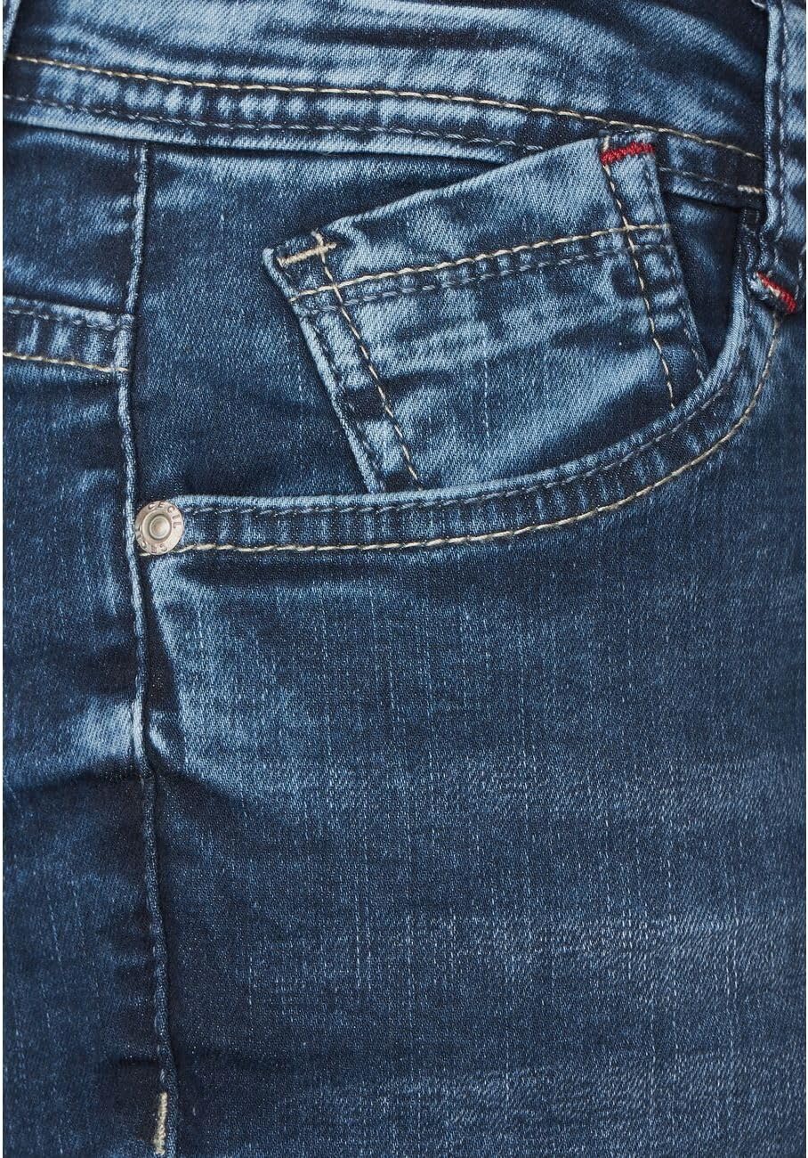 Cecil Damen Jeanshose Loose B376728 26W / 34L Authentic Mid Blue Wash, 26W / 34L Authentic Mid Blue