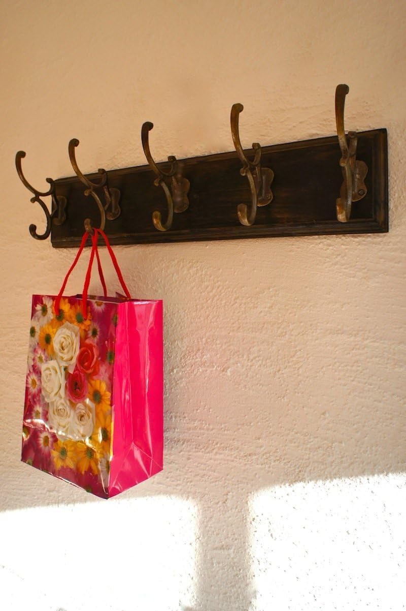 Antikas - Flurgarderobe, Garderobe Martino, Antik-Look mit 5 Kleiderhaken