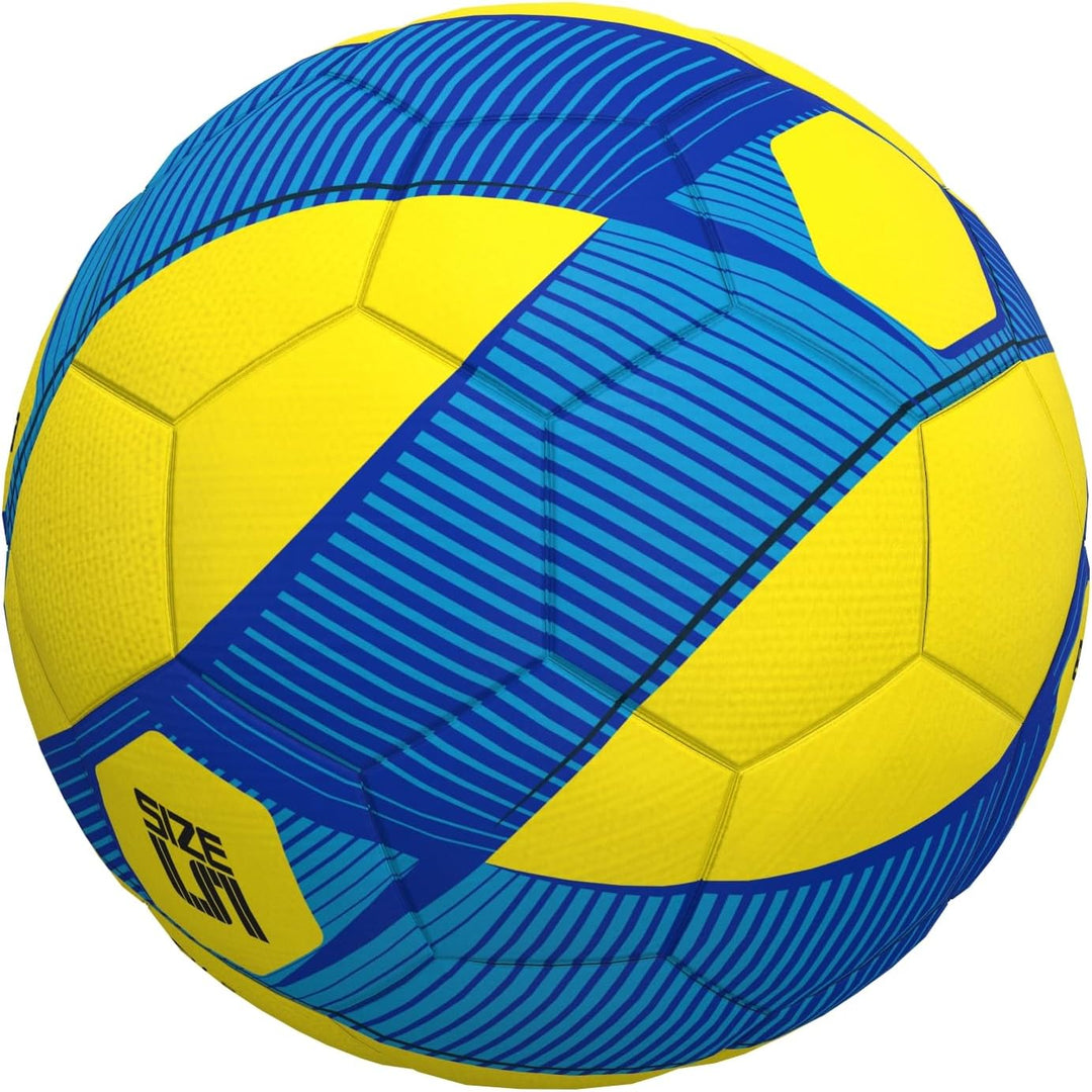 Erima Fussball HYBRID Indoor gelb/new royal 5, gelb/new royal 5