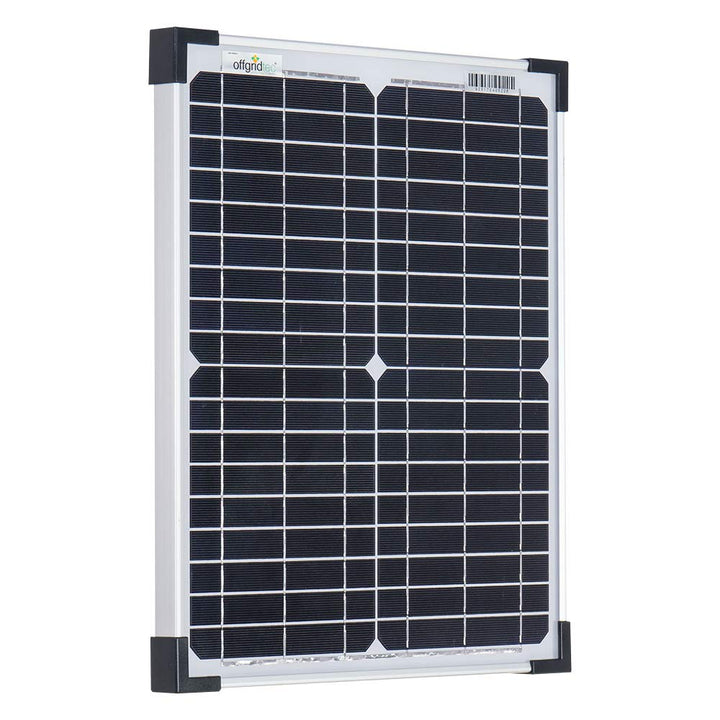 Offgridtec® 20w Mono Solarpanel 12V - Solarpanel Solarzelle - Neues Model, 20W