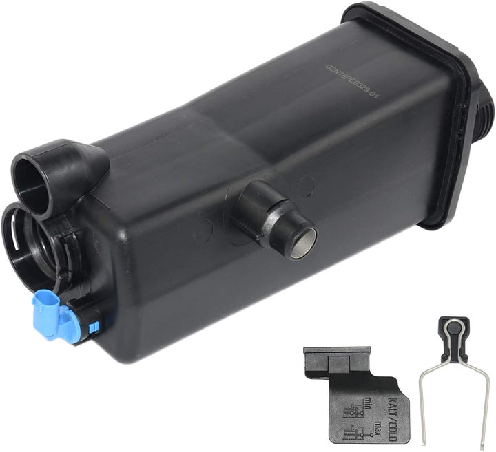 Bisenya 17137787039 Ausgleichsbehälter Kühlwasserbehälter Kühlmittel mit Sensor kompatibel mit 3er E