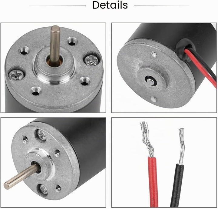 Dauermagnet DC Motor 31ZY 6V / 12V / 24V 3500-8000RPM Hochgeschwindigkeits-Reversible Elektrische CW