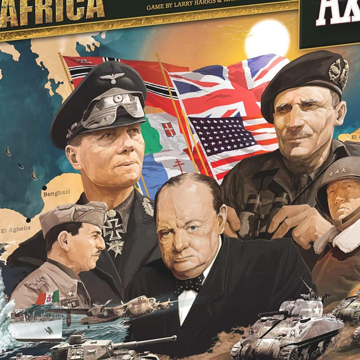Renegade Game Studios Axis & Allies: North Africa - 2-4 Players - Ages 12+ 3 Hours Playing time - Ne