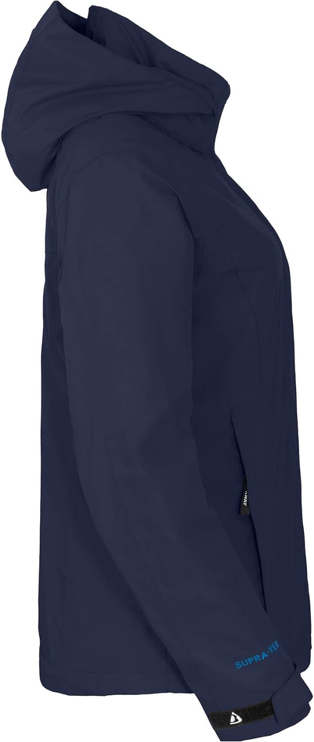 Bergson ROCKRIDER THERMO | Damen Regenjacke, leicht wattiert, 12000 mm Wassersäule - leicht wattiert