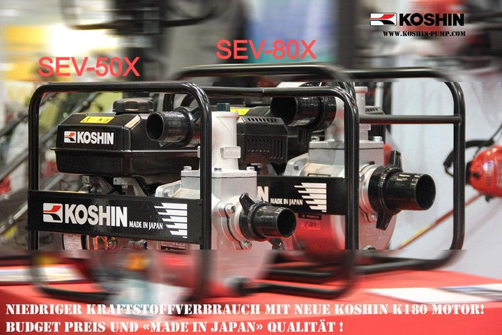 KOSHIN Benzin-Wasserpumpe 2" für Brauchwasser SEV-50X