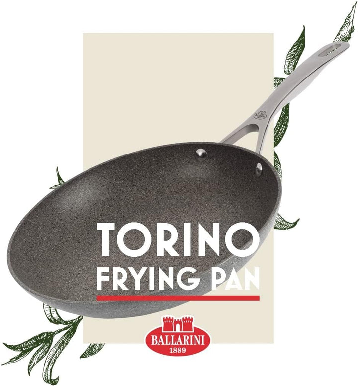 BALLARINI Torino Granitium Pfanne mit Antihaftbeschichtung, 28 cm, Induktionsgeeignet, Aluminium, 28
