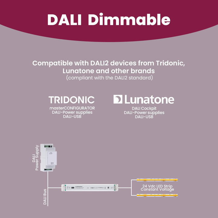 illuburg LED Trafo 24V 150W Dimmbar DALI Push Flickerfree LED Netzteil Treiber Driver Power Supply 2