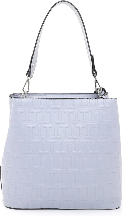 Tamaris Beutel Leona 32171 Damen Handtaschen Print Einheitsgrösse Greyblue 855, Einheitsgrösse Greyb