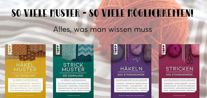Strickmuster. Die Sammlung.: 500 Muster: Ajourmuster, Zopfmuster, Keltische Motive, Patentmuster u.v