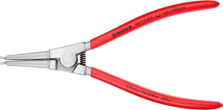 Knipex Sicherungsringzange für Aussenringe auf Wellen verchromt, mit Kunststoff überzogen 210 mm 46