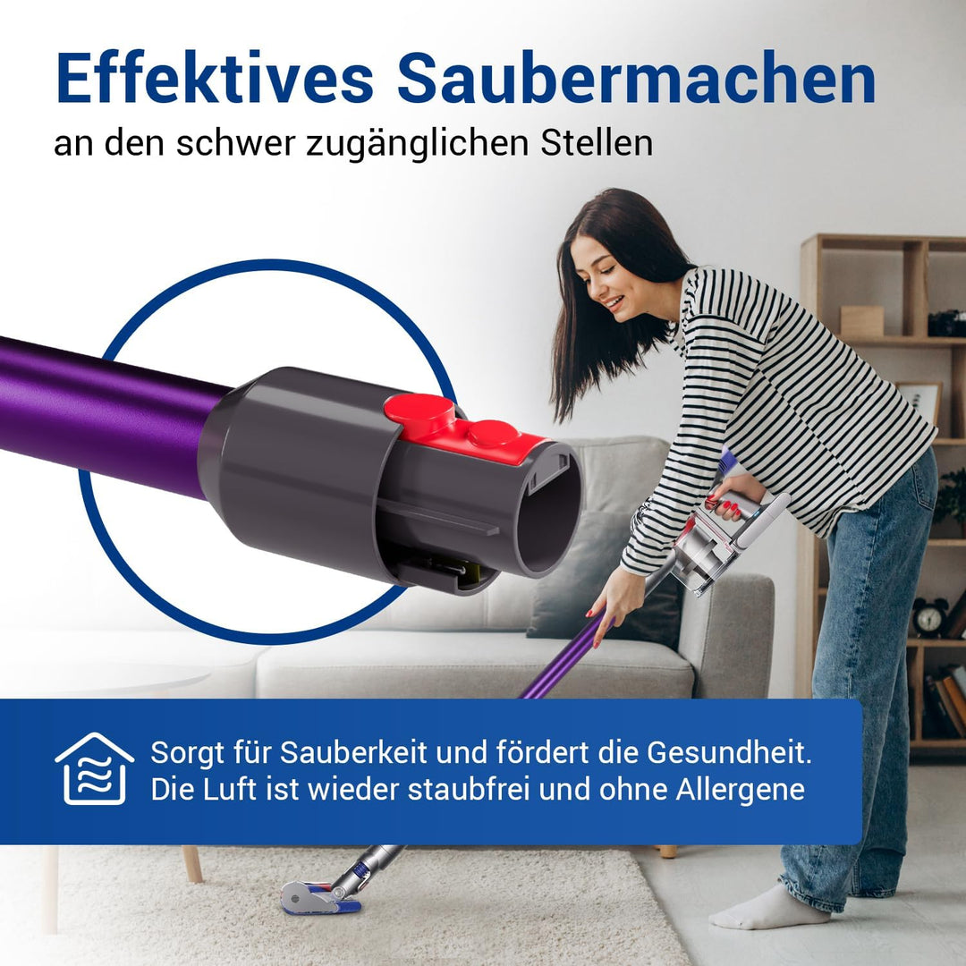 VIOKS Staubsauger Rohr Lila Stab Ersatz für Dysоn Rohr 967477-04 für V5, V7, V8, V10, V11, V15, SV10