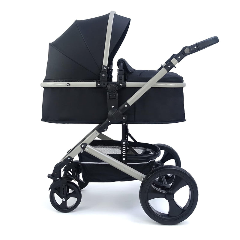 Pixini Kinderwagen Kalani 3in1 Kombikinderwagen, inkl. Babywanne & Buggy & Auto-Babyschale & Wickelt