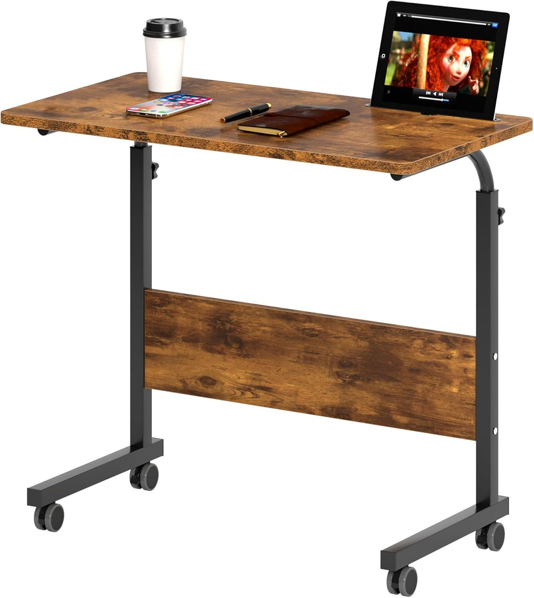 sogesfurniture höhenverstellbar Laptoptisch Computertisch mit Tablet Steckplatz, 80 * 40cm PC Tisch