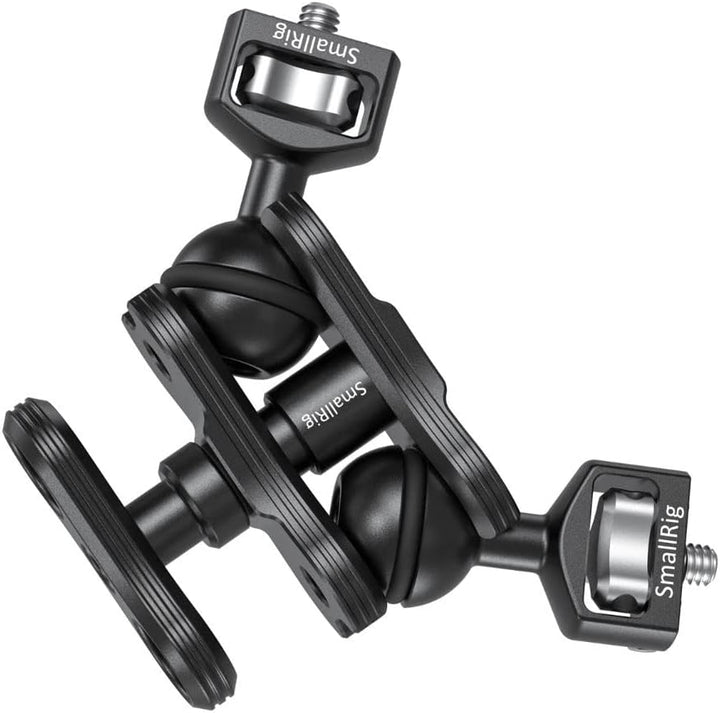SmallRig Gelenkarm mit Doppelkugelkopf 1/4 Zoll Schraube Schwarz Kugelkopf Hauptmaterial Edelstahl A