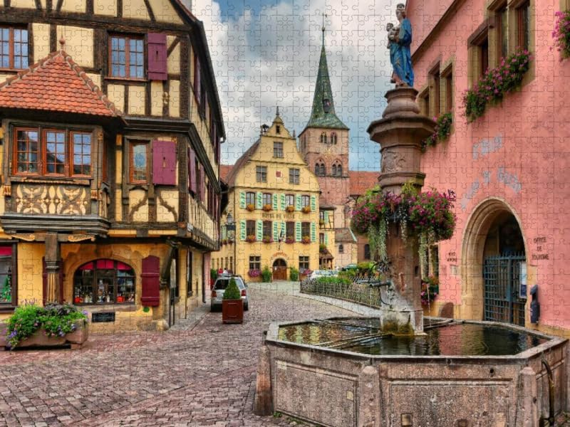 CALVENDO Puzzle Rathaus 1000 Teile Lege-Grösse 64 x 48 cm Foto-Puzzle Bild von Thomas Bartruff, 1000