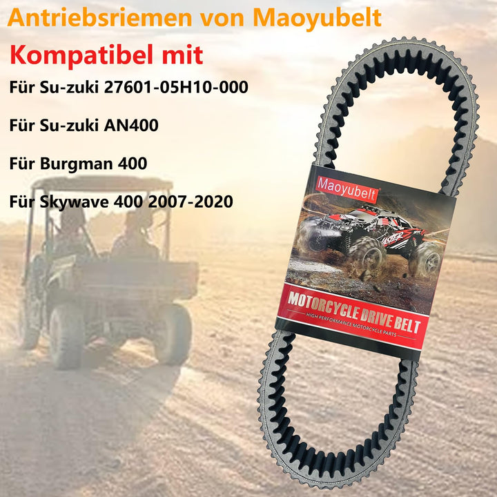 Maoyubelt Antriebsriemen Antriebsriemen Für Su-zuki AN400 Für Burgman 400 Für Skywave 400 1999 2000