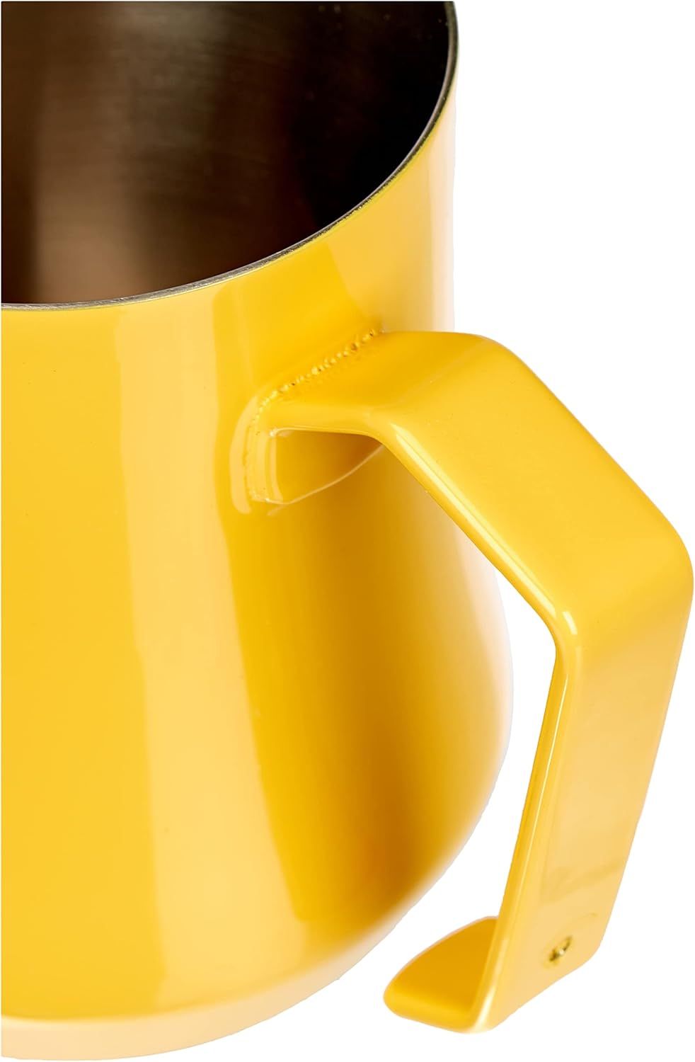 Motta 8007986042507 4250 Milchkännchen Tulip aus gelb beschichtetem Edelstahl 500 ml, Legierter Stah