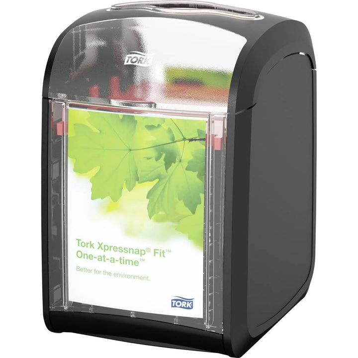 Tork Xpressnap Fit Tisch Serviettenspender – 272900 – N14 Spender für Restaurants – sparsame Einzelb